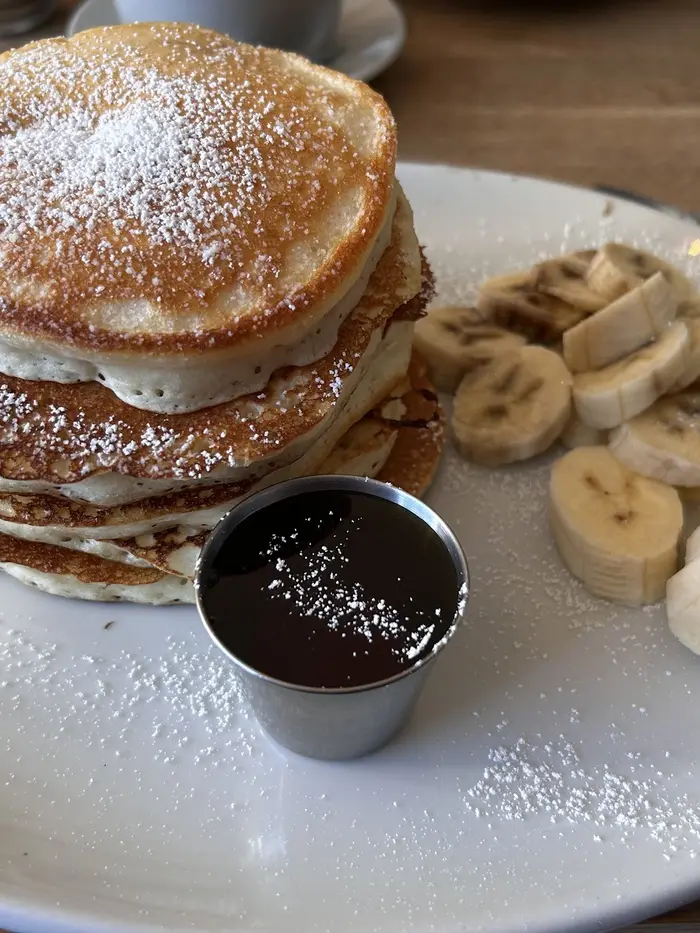 Pancakes with maple syrup
